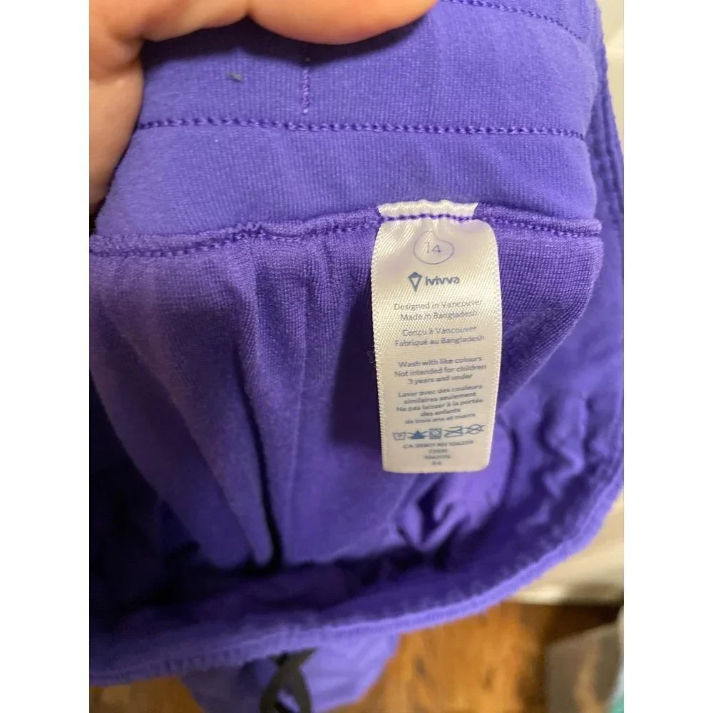 Ivivva | Purple Capri Pants Sz‎ 14